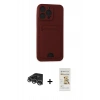 MARSİLYAN™- iPhone 14 Pro Max Kılıf Vadi Çizgi Prime - Siyah Mat Seramik Nano Ekran Koruyucu + Raze Metal Kamera Lens - GS
