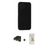 MARSİLYAN™- iPhone 14 Pro Max Kılıf Vadi Çizgi Prime - Siyah Mat Seramik Nano Ekran Koruyucu + Raze Metal Kamera Lens - GD