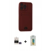 MARSİLYAN™- iPhone 14 Pro Max Kılıf Vadi Çizgi Prime - Siyah Polymer Nano Ekran Koruyucu + Bilvis Titan Kamera Lens - GS