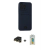 MARSİLYAN™- iPhone 14 Pro Max Kılıf Vadi Çizgi Prime - Siyah Polymer Nano Ekran Koruyucu + Raze Metal Kamera Lens - GD