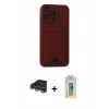 MARSİLYAN™- iPhone 14 Pro Max Kılıf Vadi Çizgi Prime - Siyah Polymer Nano Ekran Koruyucu + Raze Metal Kamera Lens - GS