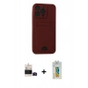 MARSİLYAN™- iPhone 14 Pro Max Kılıf Vadi Çizgi Prime - Siyah Polymer Nano Ekran Koruyucu + Siyah Bilvis Titan Kamera Lens