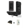 MARSİLYAN™- iPhone 14 Pro Max Kılıf Vadi Form Prime - Şeffaf Pasifik Cam Ekran Koruyucu + Raze Metal Kamera Lens - GD