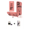 MARSİLYAN™- iPhone 14 Pro Max Kılıf Vadi Form Prime - Siyah Bilvis 3D Mat Cam Ekran Koruyucu + Gold Bilvis Titan Kamera Lens