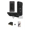 MARSİLYAN™- iPhone 14 Pro Max Kılıf Vadi Form Prime - Siyah Bilvis 3D Mat Cam Ekran Koruyucu + Raze Metal Kamera Lens - GD