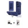 MARSİLYAN™- iPhone 14 Pro Max Kılıf Vadi Form Prime - Siyah Bilvis 3D Mat Cam Ekran Koruyucu + Gümüş Bilvis Titan Kamera Lens