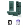 MARSİLYAN™- iPhone 14 Pro Max Kılıf Vadi Form Prime - Siyah Bilvis 5in1 3D Magic Cam Ekran Koruyucu + PVD Metal Kamera Lens - TU