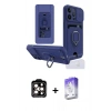 MARSİLYAN™- iPhone 14 Pro Max Kılıf Vadi Form Prime - Siyah Bilvis 5in1 3D Magic Cam Ekran Koruyucu + PVD Metal Kamera Lens - TU