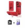 MARSİLYAN™- iPhone 14 Pro Max Kılıf Vadi Form Prime - Siyah Bilvis 5in1 5D Magic Hayalet Cam Ekran Koruyucu + PVD Metal Kamera Lens - TU