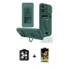 MARSİLYAN™- iPhone 14 Pro Max Kılıf Vadi Form Prime - Siyah Buffer Cam Ekran Koruyucu + PVD Metal Kamera Lens - TU