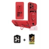 MARSİLYAN™- iPhone 14 Pro Max Kılıf Vadi Form Prime - Siyah Buffer Cam Ekran Koruyucu + PVD Metal Kamera Lens - TU