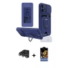 MARSİLYAN™- iPhone 14 Pro Max Kılıf Vadi Form Prime - Siyah Buffer Hayalet Cam Ekran Koruyucu + Raze Metal Kamera Lens - GS