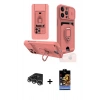 MARSİLYAN™- iPhone 14 Pro Max Kılıf Vadi Form Prime - Siyah Buffer Hayalet Cam Ekran Koruyucu + Raze Metal Kamera Lens - GS