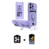 MARSİLYAN™- iPhone 14 Pro Max Kılıf Vadi Form Prime - Siyah Buffer Hayalet Cam Ekran Koruyucu + PVD Metal Kamera Lens - TU