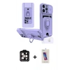 MARSİLYAN™- iPhone 14 Pro Max Kılıf Vadi Form Prime - Siyah Joko 5D Cam + PVD Metal Kamera Lens - TU