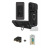 MARSİLYAN™- iPhone 14 Pro Max Kılıf Vadi Form Prime - Siyah Polymer Nano Ekran Koruyucu + Raze Metal Kamera Lens - GD
