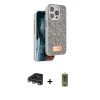 MARSİLYAN™- iPhone 14 Pro Max Kılıf Vadi Klasik Serisi - Siyah Joko Magic 5D Hayalet Cam + Raze Metal Kamera Lens - GS