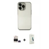 MARSİLYAN™- iPhone 14 Pro Max Kılıf Vadi Minimal - Şeffaf Pasifik Cam Ekran Koruyucu + Bilvis Titan Kamera Lens - DNMR