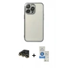 MARSİLYAN™- iPhone 14 Pro Max Kılıf Vadi Minimal - Şeffaf Royal Nano Ekran Koruyucu + Raze Metal Kamera Lens - GD