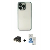 MARSİLYAN™- iPhone 14 Pro Max Kılıf Vadi Minimal - Şeffaf Royal Nano Ekran Koruyucu + Raze Metal Kamera Lens - GD