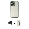 MARSİLYAN™- iPhone 14 Pro Max Kılıf Vadi Minimal - Siyah 6D Mat Seramik Hayalet Nano Ekran Koruyucu + Raze Metal Kamera Lens - GS