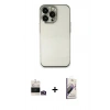 MARSİLYAN™- iPhone 14 Pro Max Kılıf Vadi Minimal - Siyah Bilvis 3D Mat Cam Ekran Koruyucu + Bilvis Titan Kamera Lens - GD