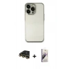 MARSİLYAN™- iPhone 14 Pro Max Kılıf Vadi Minimal - Siyah Bilvis 3D Mat Cam Ekran Koruyucu + Raze Metal Kamera Lens - GD