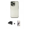 MARSİLYAN™- iPhone 14 Pro Max Kılıf Vadi Minimal - Siyah Bilvis 3D Mat Cam Ekran Koruyucu + Raze Metal Kamera Lens - GS