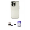 MARSİLYAN™- iPhone 14 Pro Max Kılıf Vadi Minimal - Siyah Bilvis 5in1 3D Magic Cam Ekran Koruyucu + Bilvis Titan Kamera Lens - DNMR
