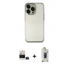 MARSİLYAN™- iPhone 14 Pro Max Kılıf Vadi Minimal - Siyah Bilvis Hayalet Cam Ekran Koruyucu + Bilvis Titan Kamera Lens - DNMR