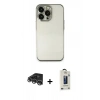 MARSİLYAN™- iPhone 14 Pro Max Kılıf Vadi Minimal - Siyah Bilvis Hayalet Cam Ekran Koruyucu + Raze Metal Kamera Lens - GS