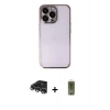 MARSİLYAN™- iPhone 14 Pro Max Kılıf Vadi Minimal - Siyah Joko Magic 5D Hayalet Cam + Raze Metal Kamera Lens - GS