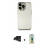 MARSİLYAN™- iPhone 14 Pro Max Kılıf Vadi Minimal - Siyah Polymer Nano Ekran Koruyucu + Raze Metal Kamera Lens - GS