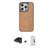 MARSİLYAN™- iPhone 14 Pro Max Kılıf Vadi Özel Seri - Şeffaf Pasifik Cam Ekran Koruyucu + Raze Metal Kamera Lens - GS