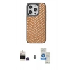 MARSİLYAN™- iPhone 14 Pro Max Kılıf Vadi Özel Seri - Şeffaf Royal Nano Ekran Koruyucu + Bilvis Titan Kamera Lens - DNMR