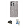 MARSİLYAN™- iPhone 14 Pro Max Kılıf Vadi Özel Seri - Şeffaf Royal Nano Ekran Koruyucu + Raze Metal Kamera Lens - GD