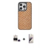 MARSİLYAN™- iPhone 14 Pro Max Kılıf Vadi Özel Seri - Siyah Bilvis 3D Mat Cam Ekran Koruyucu + Bilvis Titan Kamera Lens - DNMR