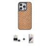 MARSİLYAN™- iPhone 14 Pro Max Kılıf Vadi Özel Seri - Siyah Bilvis 3D Mat Cam Ekran Koruyucu + Bilvis Titan Kamera Lens - GD