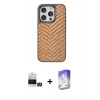 MARSİLYAN™- iPhone 14 Pro Max Kılıf Vadi Özel Seri - Siyah Bilvis 5in1 3D Magic Cam Ekran Koruyucu + Bilvis Titan Kamera Lens - GD