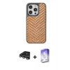 MARSİLYAN™- iPhone 14 Pro Max Kılıf Vadi Özel Seri - Siyah Bilvis 5in1 3D Magic Cam Ekran Koruyucu + Raze Metal Kamera Lens - GS