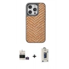 MARSİLYAN™- iPhone 14 Pro Max Kılıf Vadi Özel Seri - Siyah Bilvis Hayalet Cam Ekran Koruyucu + Bilvis Titan Kamera Lens - GD