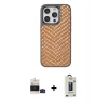 MARSİLYAN™- iPhone 14 Pro Max Kılıf Vadi Özel Seri - Siyah Bilvis Hayalet Cam Ekran Koruyucu + Bilvis Titan Kamera Lens - SH