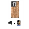 MARSİLYAN™- iPhone 14 Pro Max Kılıf Vadi Özel Seri - Siyah Buffer Hayalet Cam Ekran Koruyucu + Raze Metal Kamera Lens - GS