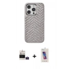 MARSİLYAN™- iPhone 14 Pro Max Kılıf Vadi Özel Seri - Siyah Joko 5D Cam + Bilvis Titan Kamera Lens - DNMR