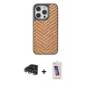 MARSİLYAN™- iPhone 14 Pro Max Kılıf Vadi Özel Seri - Siyah Joko 5D Cam + Raze Metal Kamera Lens - GS