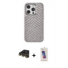 MARSİLYAN™- iPhone 14 Pro Max Kılıf Vadi Özel Seri - Siyah Joko 5D Cam + Raze Metal Kamera Lens - GD