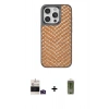 MARSİLYAN™- iPhone 14 Pro Max Kılıf Vadi Özel Seri - Siyah Joko Magic 5D Hayalet Cam + Derin Mor Bilvis Titan Kamera Lens