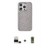 MARSİLYAN™- iPhone 14 Pro Max Kılıf Vadi Özel Seri - Siyah Joko Magic 5D Hayalet Cam + Derin Mor Bilvis Titan Kamera Lens