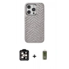 MARSİLYAN™- iPhone 14 Pro Max Kılıf Vadi Özel Seri - Siyah Joko Magic 5D Hayalet Cam + PVD Metal Kamera Lens - TU