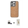 MARSİLYAN™- iPhone 14 Pro Max Kılıf Vadi Özel Seri - Siyah Mat Seramik Nano Ekran Koruyucu + Siyah Bilvis Titan Kamera Lens